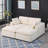 Loveseat Sofa with 2 Ottoman-108998322