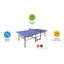 Ensemble de tennis de table pliable et portatif de taille moyenne de 8 pieds pour les jeux d'intérieur avec filet, raquettes et balles-124241959-124241962