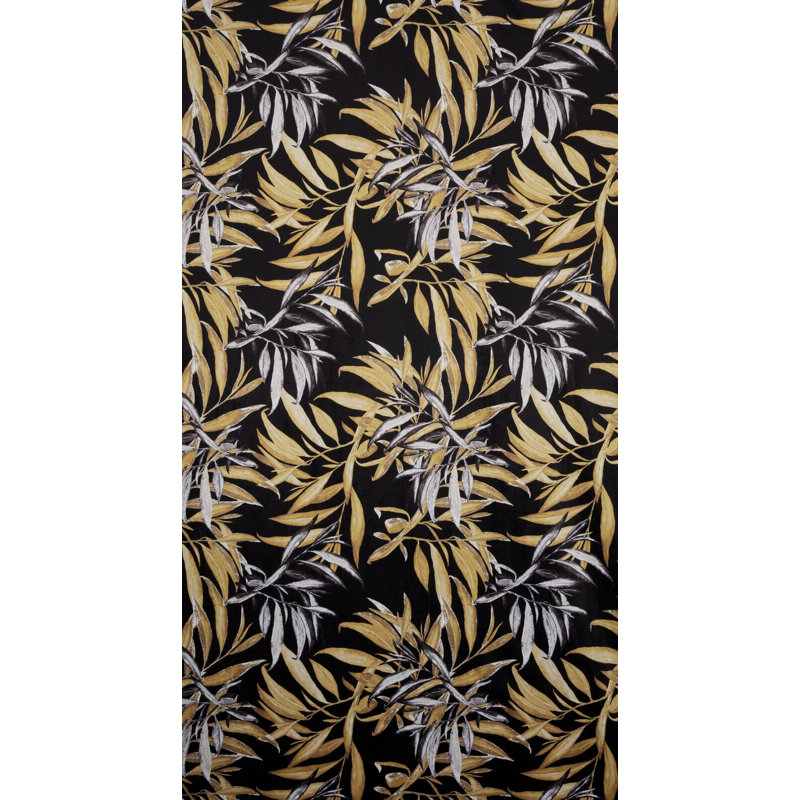 Abdinasir Blackout Curtains Single Panel, 140 W x 250 D cm, Beige