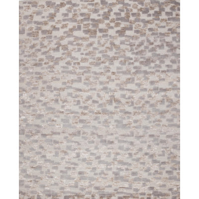 Classics Hand-Knotted Wool Taupe/Purple Rug