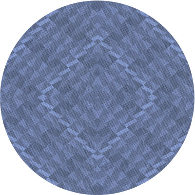 Tapis géométrique bleu clair