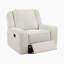 Fauteuil inclinable pivotant Rossman de 40 po moderne et contemporain en chenille avec mouvement de pivotement fluide et inclinaison par tirette-1234250512