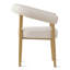 Solaze Beige Dining Chairs with Arm Set of 4