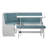 Bagwell 5–Person Upholstered Corner Breakfast Nook-123882681