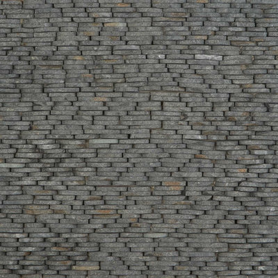 Nature Stacked Pram Gray Pebble Mosaic Tile