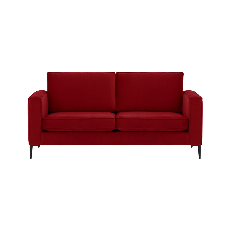 Kale Sofa, Dark Red, 86cm H X 181cm W X 97cm D