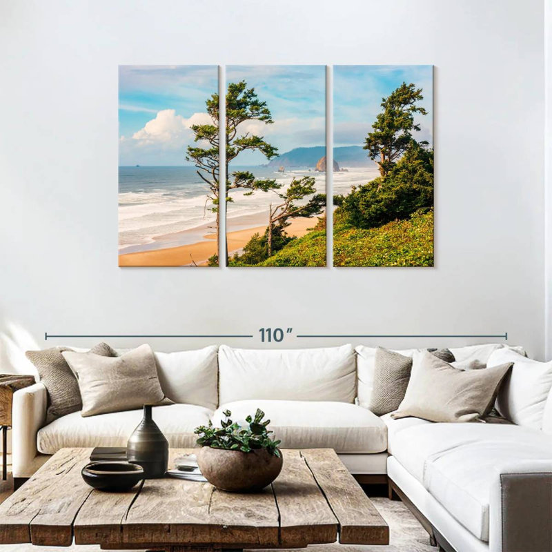 Gillard Coastal Cannon Beach, H 48 po x l 74 po