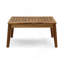 Ensemble de canapés modulaires à 5 places en bois de grenade Acacia, teck, rouge