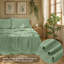 Draps en flanelle RUVANTI 100 % coton, format California King - Ensemble de literie 4 pièces, chaud, doux et respirant, à poches profondes, double brossé, confortable en toutes saisons, coloris Loden Frost-135290107-135290123