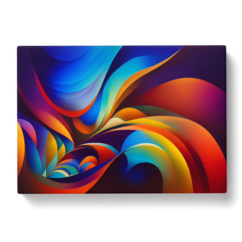 Luscious Modern Abstract Art - Wrapped Canvas, 50cm H x 76cm W x 3cm D