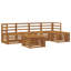 245cm Wide Patio Sectional Set