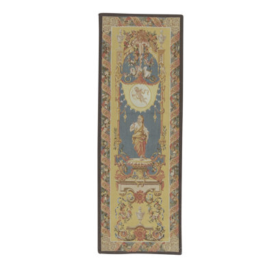 Hand-Knotted High-Quality Blue and Green Area Rug