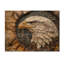 Aigle dans une forêt, diapositive de paysage d'aigle, impression sur bois animal, sur bois de pin naturel-1954221570