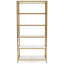 Cleo 62.37"H 5-Shelf Etagere Bookcase