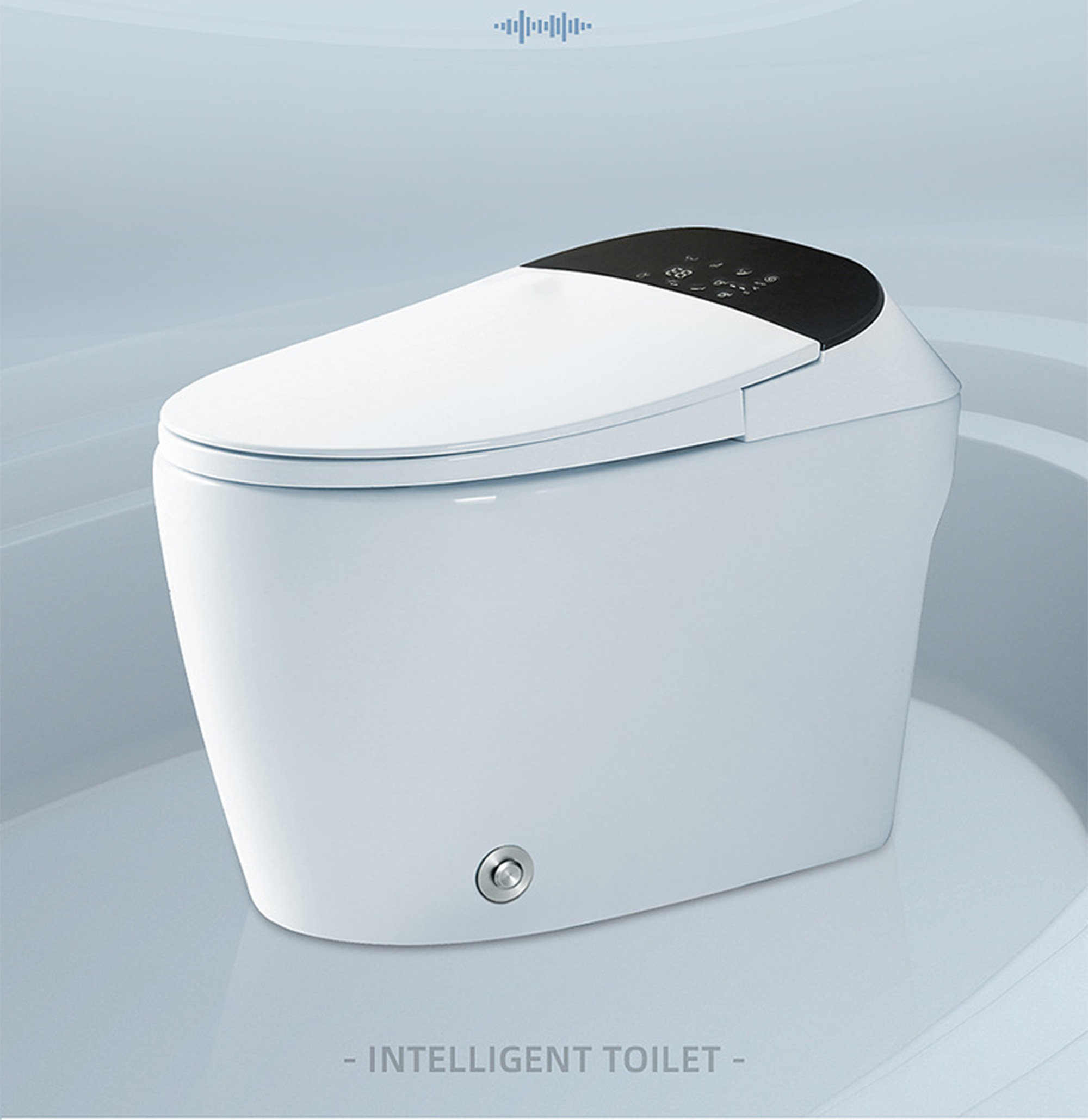 Smart Bidet Toilet, AutoFlush, TemperatureControlled Heated