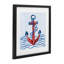Reproduction sous verre brossée d'une ancre nautique, design par Paul Brent-1260944157-1260944156