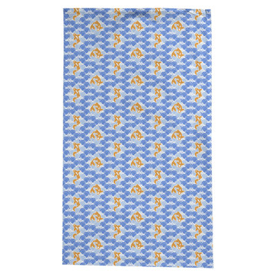 Leffel Koi Fish Waves Pattern Tablecloth