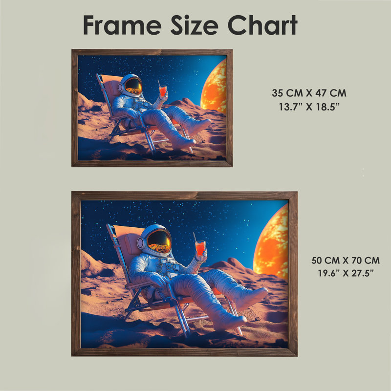 Stunning Decorative Framed MDF Painting, 13.8 x 18.5 x 0.8 inches | 100% MDF with 3 mm Thickness, Elegant Pine Wood Frame | UV Printed Artwork for Home Decor, Perfect for Living Room & Bedroom Accent
