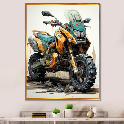 «Damus Scooter Off Road Adventurer III», reproduction sur toile