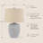 Claude Grid Ceramic Table Lamp