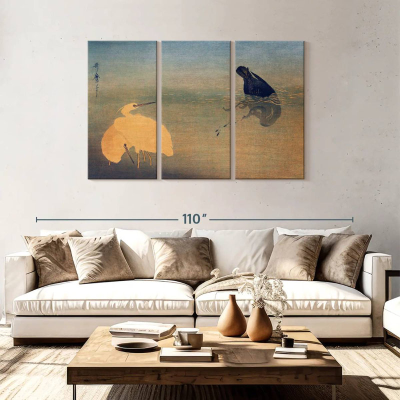 U To Shirasagi, 48" H x 74" W