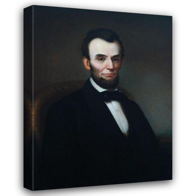 "Highsmith, Carol", art sur toile: Portrait de Abraham Lincoln dans la salle Lincoln - Maison Blair 64673