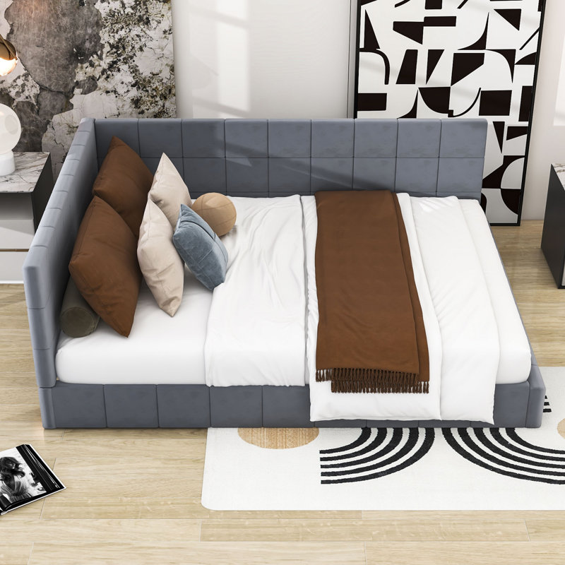 Angelah Full / Double Daybed, Gray