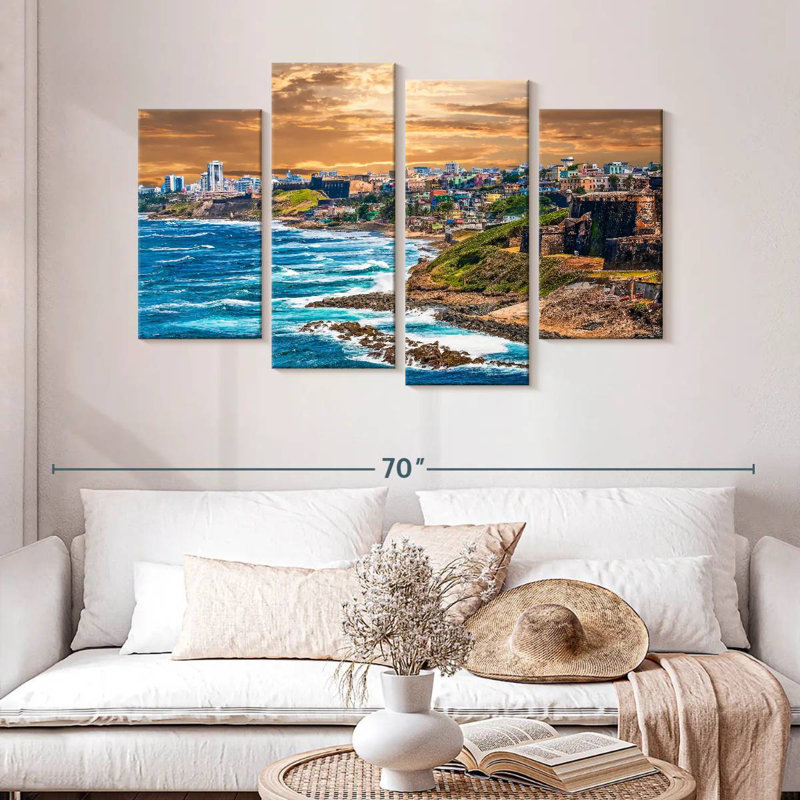 Marchelle côte de Porto Rico, H 32 po x l 52 po