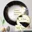 Peyten Abstract Geode Gold III - Miroir mural abstrait en marbre-99568898