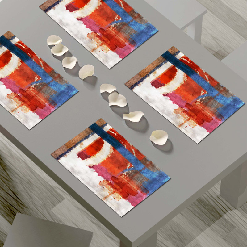 Napperon abstrait en polyester