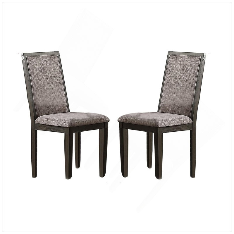 Ensemble de 2 chaises de salle à manger rembourrées Modern Modern