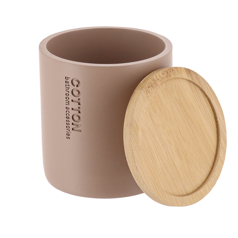 Contenant de rangement pour salle de bain Willis, Cappuccino