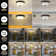 Outdoor Motion Sensor Ceiling Light With Remote, Dusk To Dawn Flush Mount Fixture For Patio/Garage