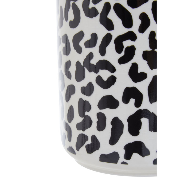 London Leo Stoneware Jar, 16cm H x 11cm W x 11cm D