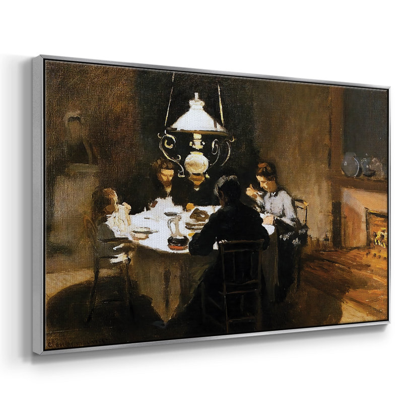 " The Dinner, 1868 ", H 17 po x l 25 po x P 2 po, Argent