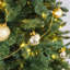 Arbre de Noël artificiel 7,5 pi pré-éclairé: 550 lumières à DEL blanc chaud, 1350 pointes en PVC et aiguille dure, conception à branches articulées, support en métal robuste, apparence réaliste-1251960108