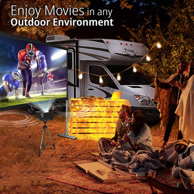 EliteProjector Home Theatre Projector 1500 Lumens Portable Projector with Remote Included