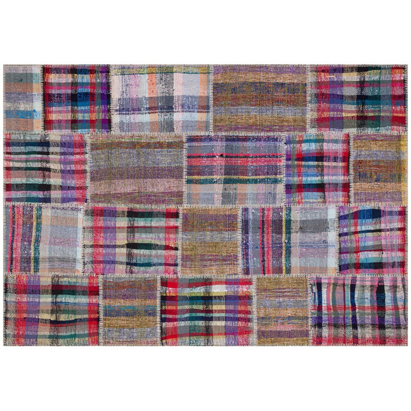 Tapis multicolore fabriqué à la main Modern