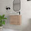 Meuble-lavabo simple mural 22 po Creedan - Portes à fermeture douce et plateau en céramique-279574462