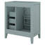 Meuble-lavabo de 30 po sans lavabo, rangement pour armoire de salle de bain avec une porte à fermeture douce et 3 tiroirs-56674281