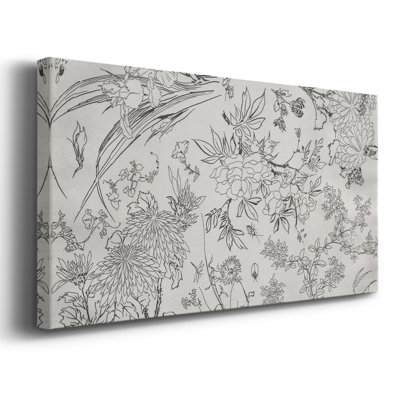 Série abstraite - DCCCLV III - Toile tendue avec châssis encadré - Prêt à être accroché
