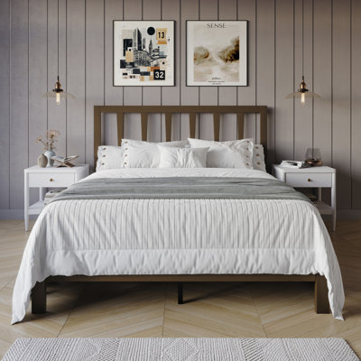 Morsly Solid Wood Platform Bed