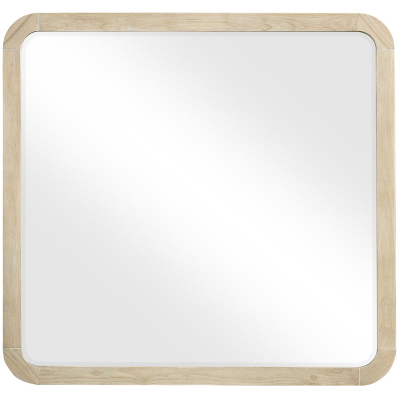 Ipina Solid Wood Mirror, Natural