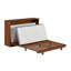 Lit escamotable Winthrop en bois avec matelas de 10 cm-751162939-751162940