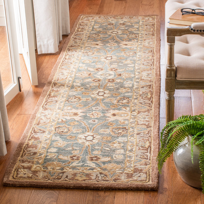Tingley Hand Tufted Wool Pile Oriental Rug, Runner 2'3" x 8'