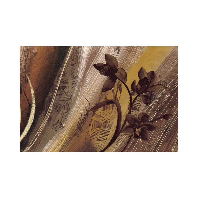 Bouquet D'or I 1 Piece Wrapped Canvas Wall Art, 101.6 cm H x 66.04 cm W x 3.175 cm D