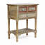 Console en bois avec 3 tiroirs
