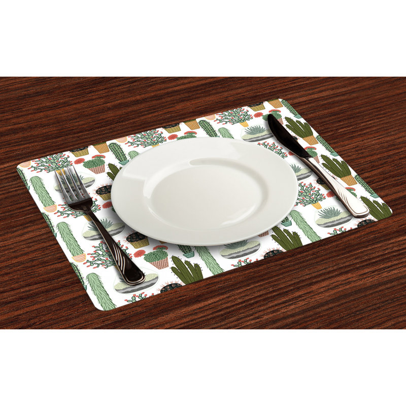 Polyester Patterned Rectangle Placemat