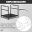Aminat 40cm W Metal Log Rack