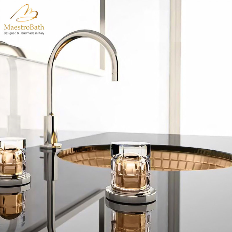 Atelier 16.5'' L Bathroom Sink, Gold